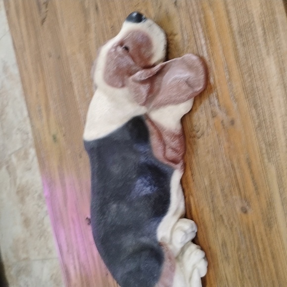 Signed Ceramic Basset  Hound from 2000.  "Ashby" - Picture 4 of 10